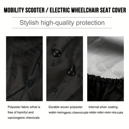 4pcs Black Tire Cover – Waterproof Wheel Protector for Truck, SUV, Trailer, Camper