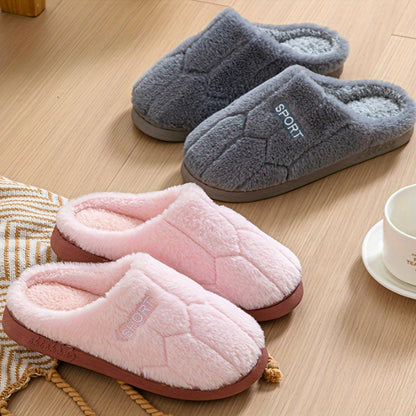 Warm & Cozy Winter Slippers, Non-Slip Sole with Plush Lining for Comfort and Warmth
