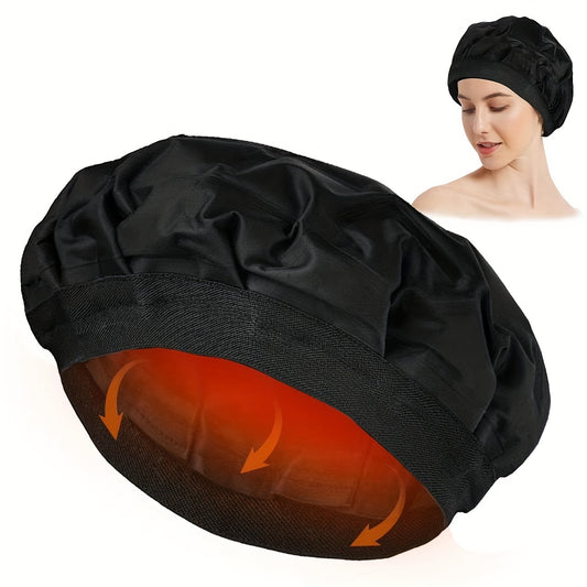Cord-Free Deep Conditioning Hot Cap – Hair Care & Styling Steam Cap for Hot Therapy & Spa Treatment