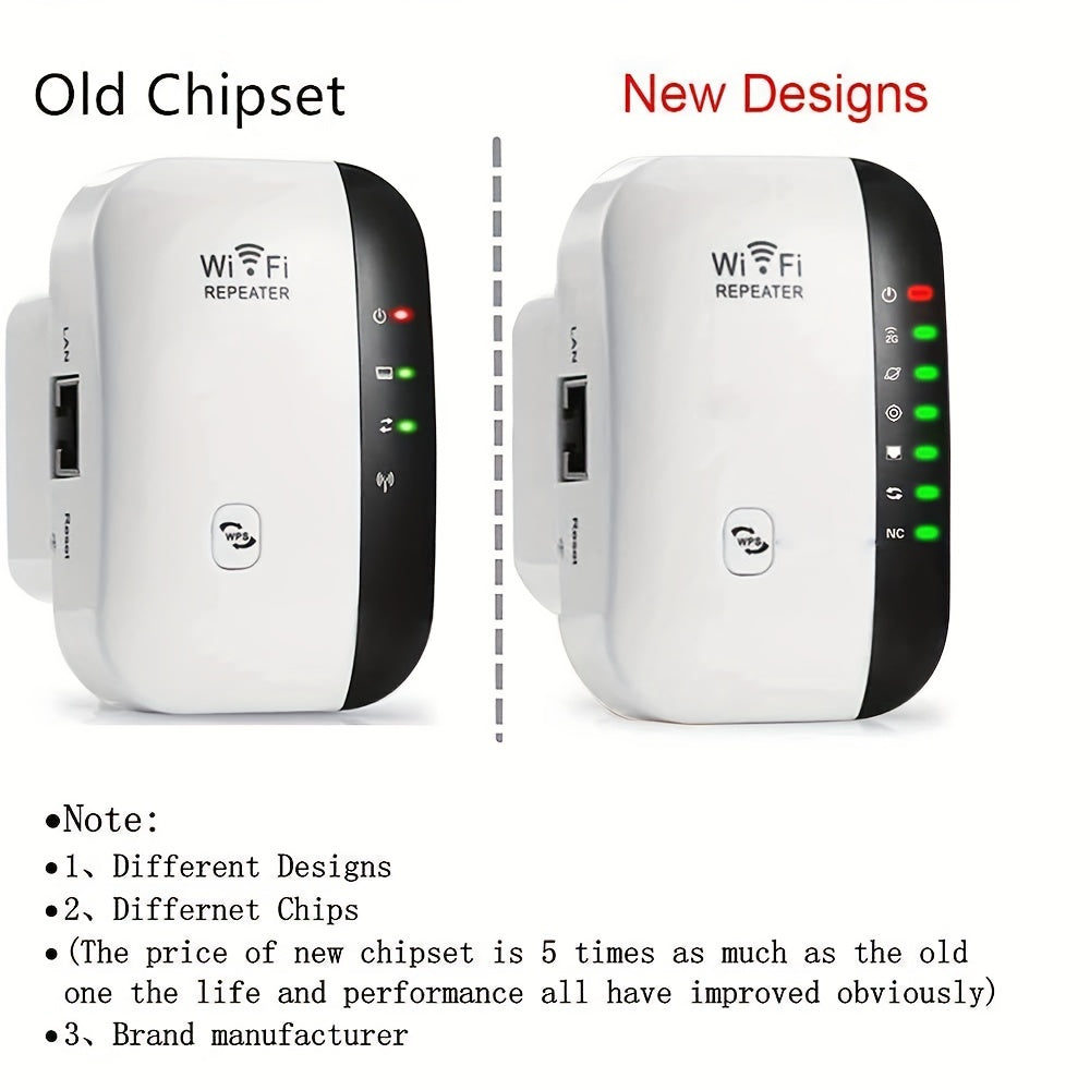 2023 WiFi Extender with Ethernet Port - 3000 Sq. Ft. Coverage, 1-Tap Setup, WiFi Booster for Large Home Areas