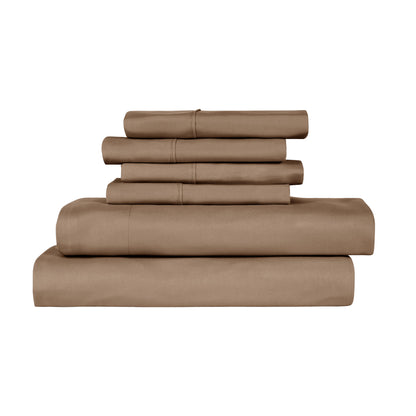 Bamboo 2000 Thread Count 6-Piece Luxury Sheet Set - Organic, Cooling, 16 Inch Deep Pocket, Egyptian Luxury with Bonus Pillowcases - Shrink and Fade Resistant