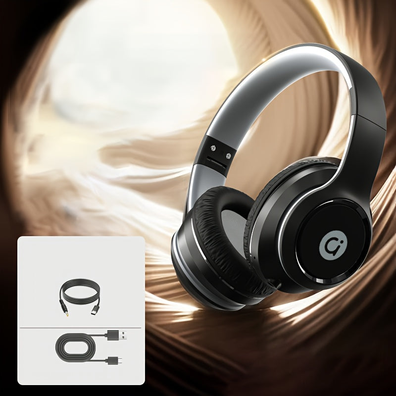 Adol D96 5.3 Wireless Earphones with ANC - Lightweight, Folding, HD Call Microphone for Noise Reduction