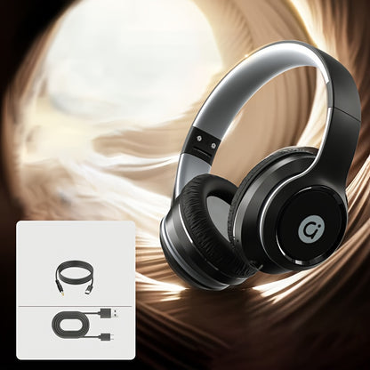 Adol D96 5.3 Wireless Earphones with ANC - Lightweight, Folding, HD Call Microphone for Noise Reduction