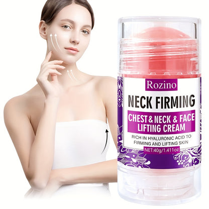 Rozino Instant Tighten & Lift Cream – 40g, Hydrating & Firming for Face, Neck & Chest, Hypoallergenic with Hyaluronic Acid & Vitamin E