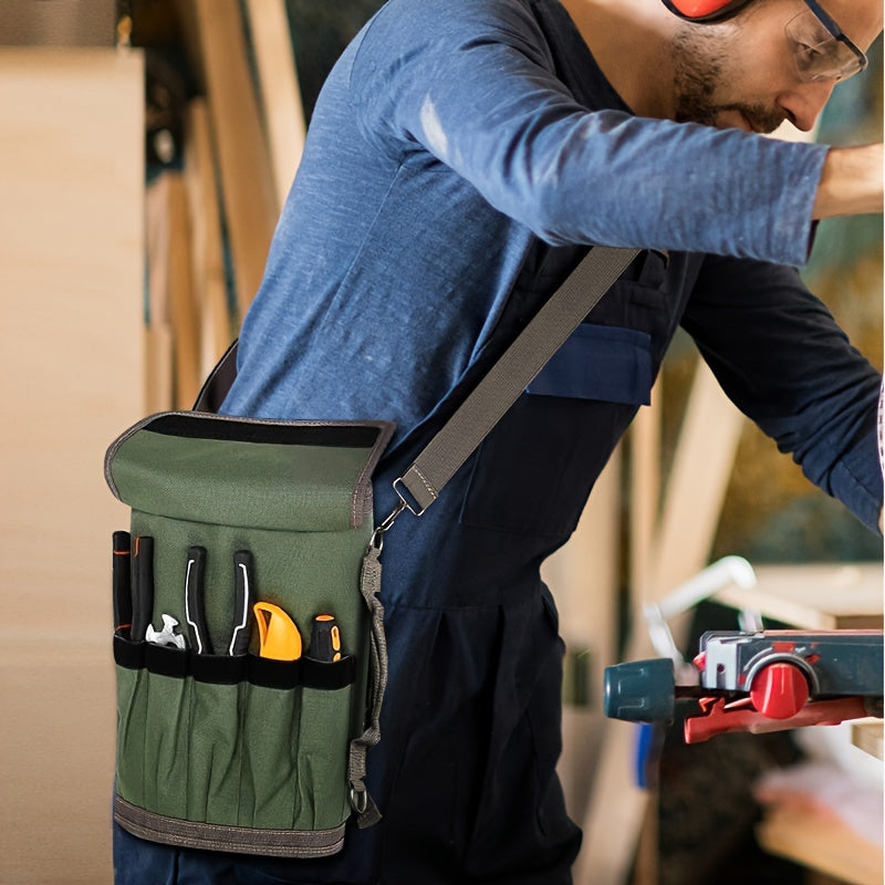 Tool Kit Set – Heavy-Duty Organizer with Portable Storage Box, 2 Detachable Zipper Bags – Mini Bag for Electricians & Mechanics
