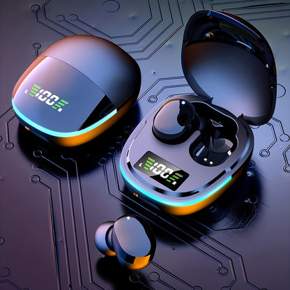 2024 New Wireless Earbuds – TWS Stereo Sound, LED Display, Touch Control, Sweat-Resistant, for Sports, Music, Gaming, IOS & Android Compatible