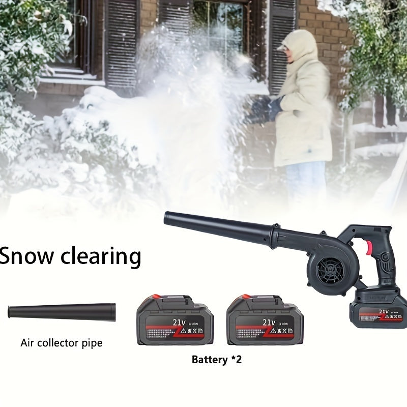 Rechargeable Cordless Leaf Blower – 2 in 1 Portable Mini Leaf Vacuum for Lawn Care, Yard, Garden, Dusting, and Pet Hair Cleaning