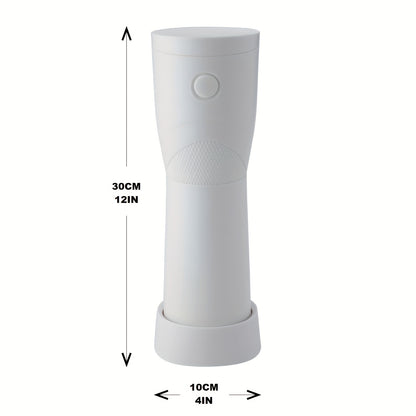 Electric Cordless Ice Shaver with Stainless Steel Blades – Ideal for Snow Cones, Margaritas, Frozen Cocktails, and Healthy Flavored Snacks