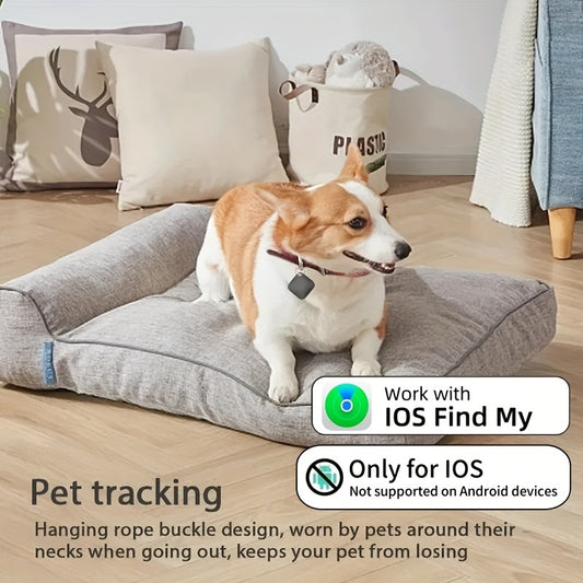 4pcs iTag Smart GPS Locator Set - Item Finders for iOS with Apple Find My App - Replaceable Battery, MFI Rated - Accurate Location Tracking for Pets, Cars, Wallets and More