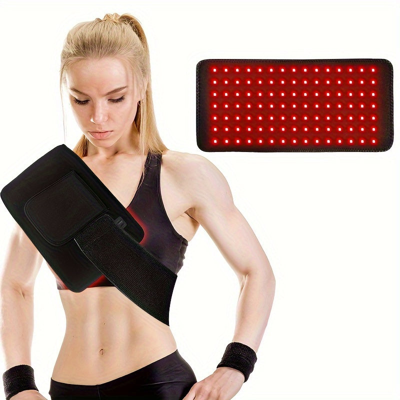 Red Light Therapy Pad – NIR Deep Therapy for Body Pain Relief, Portable 660nm and 850nm Heating Wrap for Back, Knee, Hands, Feet, Home Use, Gift for Women and Men
