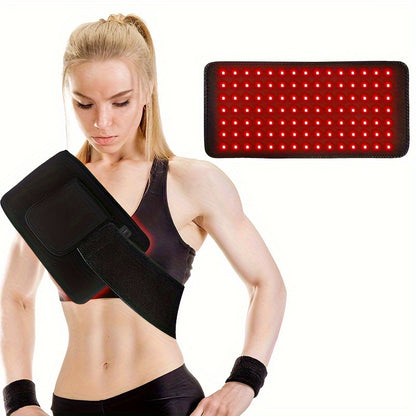 Red Light Therapy Pad – NIR Deep Therapy for Body Pain Relief, Portable 660nm and 850nm Heating Wrap for Back, Knee, Hands, Feet, Home Use, Gift for Women and Men