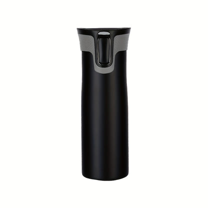 450ml/15.2oz Stainless Steel Vacuum Travel Mug - Thermal Water Cup with Heat Insulation, Durable 304 Stainless Construction