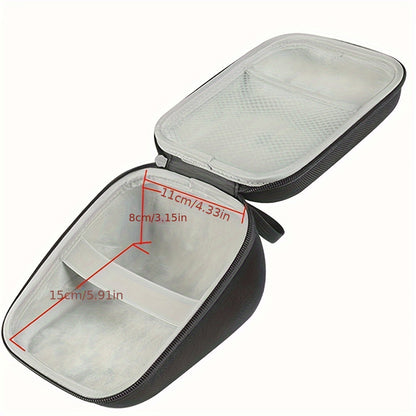 Classic Rolling Upper Arm Blood Pressure Monitor Case - Protective Travel Storage, Dimensions: 4.33 x 3.15 x 5.91 inches
