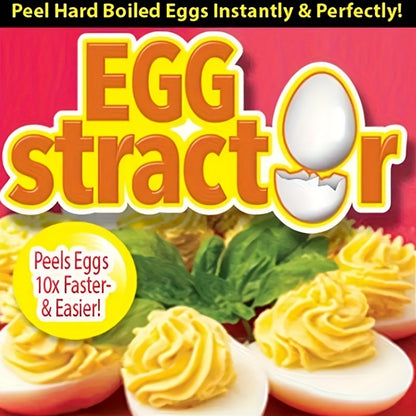 Ultimate Egg Peeler Gadget - Fast and Easy Perfect Peel Kitchen Tool, Plastic, Ideal for Home Use