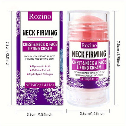 Rozino Instant Tighten & Lift Cream – 40g, Hydrating & Firming for Face, Neck & Chest, Hypoallergenic with Hyaluronic Acid & Vitamin E