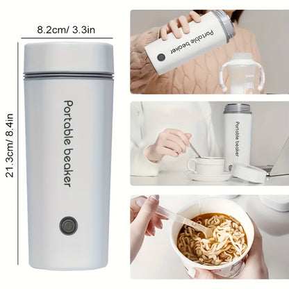 350ML Rapid Boil Electric Kettle - Fast Heating, Detachable US Plug, Auto Shut-Off, Portable for Travel and Home Use