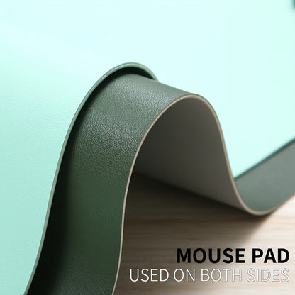 Multifunctional PU Leather Mouse Pad - Large, Waterproof & Anti-Fouling - Durable Desk Mat for Office and Home, Non-Slip