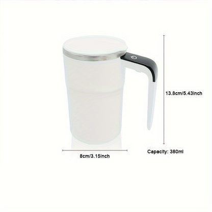 Fully Automatic 304 Stainless Steel Mixing Cup with Temperature Display – Portable Coffee Cup for Home and Office