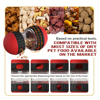 Interactive Ball-Shaped Dog Toy - Slow Feeding, Food Hiding, and Educational Play - Durable and Fun Pet Accessory