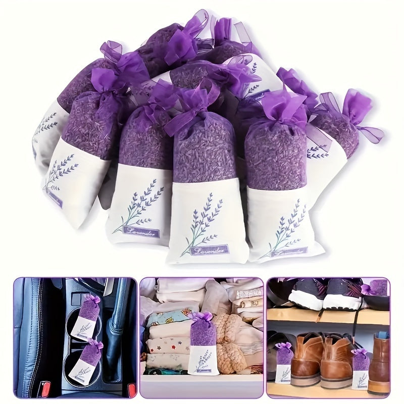 5 Pack Lavender Aromatic Fragrance Bags – French Lavender Scent for Car, Wardrobe, & Home