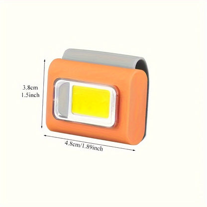 1pc/3pcs Clip-On Running Lights – Rechargeable Night Light with Magnetic Reflective, LED 3 Modes Brightness & Red Strobe – For Runners, Joggers, Camping, Hiking