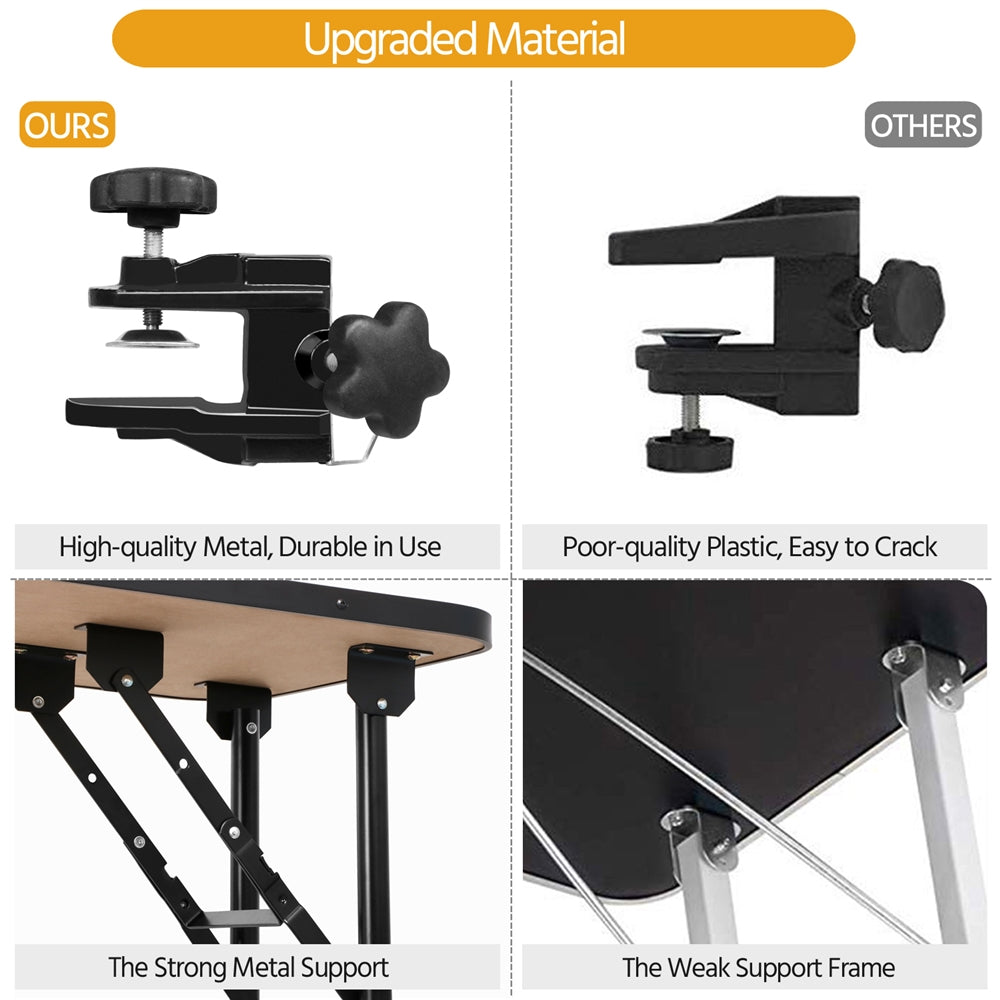 Costoffs Pet Foldable Grooming Table - Height Adjustable Arm, Folding Legs, Ideal for Dog and Cat Trimming at Home or Professional Pet Stores