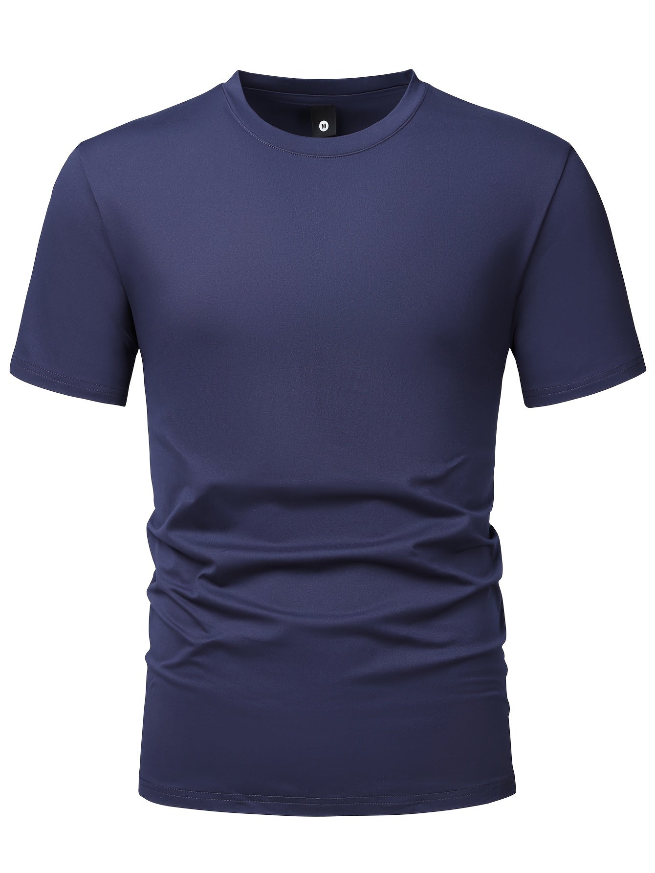 5pcs Men's Fashion Sports T-Shirts – Stylish Casual Stretch Tee Shirts with Round Neck – Comfortable & Breathable for Summer Wear – Ideal for Warm Weather, Value Pack