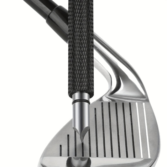 Premium Golf Club Groove Sharpener - Re-grooving Tool and Cleaner for Wedges and Irons, Enhance Spin and Control for Better Shots