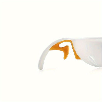 White Plastic Egg Yolk Separator - Household Egg White Filter, Cooking & Baking Kitchen Tool