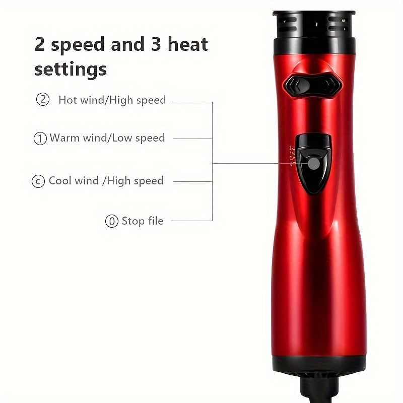 Pro Styler Hot Air Comb Brush - All-in-One Hair Dryer, Curler, and Straightener for Effortless, Salon-Quality Styling with Fast Drying, Reduced Frizz, and Long-Lasting Results