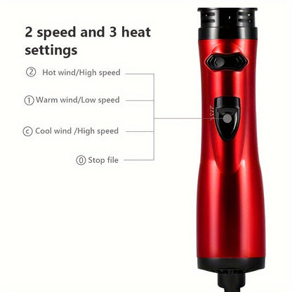 Pro Styler Hot Air Comb Brush - All-in-One Hair Dryer, Curler, and Straightener for Effortless, Salon-Quality Styling with Fast Drying, Reduced Frizz, and Long-Lasting Results