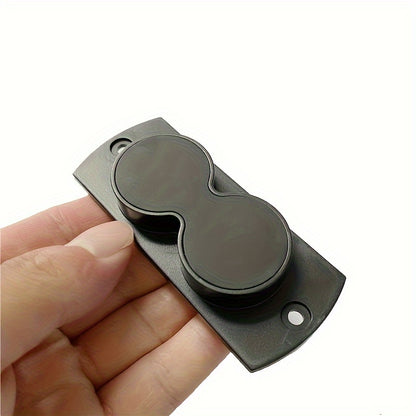 HUAPUDA 1-Piece Pistol Car Holder – Magnetic Rubber Coated Mount Holster for Vehicles, Trucks, Homes, Walls, and Tables (35 lbs Strength)