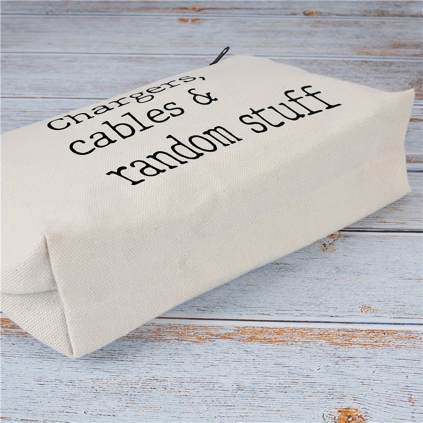 Polyester Cable Organizer Bag - Portable Storage Pouch for Chargers, Cables, and Accessories - Ideal for Electronics Essentials, Travel, and Gift Giving