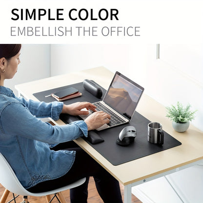 Multifunctional PU Leather Mouse Pad - Large, Waterproof & Anti-Fouling - Durable Desk Mat for Office and Home, Non-Slip