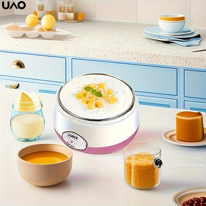 Effortless Automatic Yogurt Maker Machine - Compact and Multifunctional with One-Touch Operation for Yogurt, Natto and More - Ideal for Individual Servings