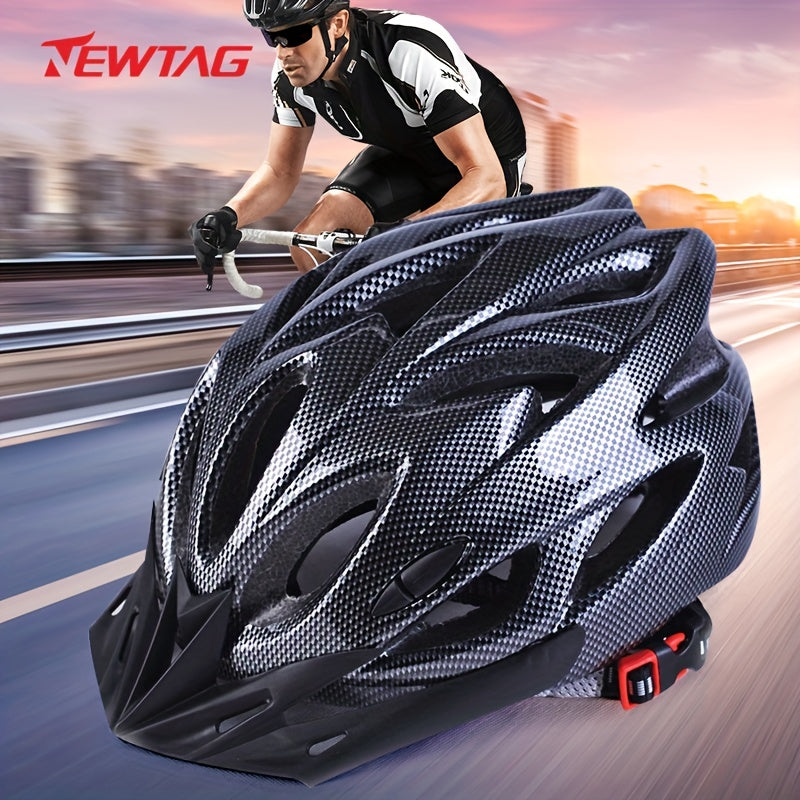 Unisex Lightweight Cycling Helmet – Adjustable, Ventilated Design, Ideal for Mountain and Road Biking Safety