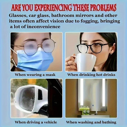 100pcs Pre Moistened Lens Wipes - Anti Fog, Quick Dry, Scratch Free for Eyeglasses, Screens, and Optical Goggles