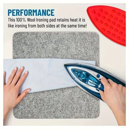 Premium Ironing Mat - Durable, Portable and Heat-Resistant | Ideal for Quilting, Sewing and Crafts | Foldable Design for Home and Travel Use