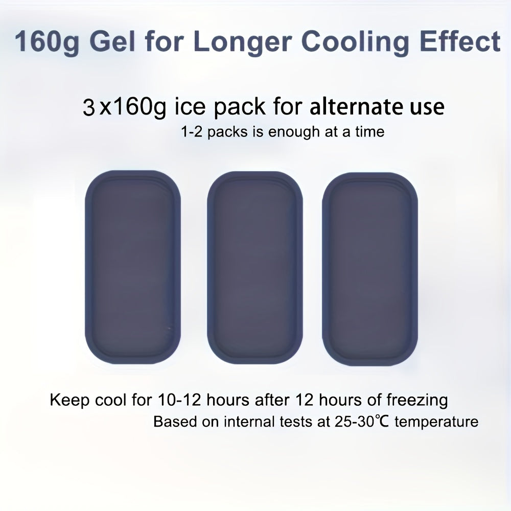 Large Insulin Cooler Travel Case – Compact Medication Bag with 4 Ice Packs, Holds 8 Insulin Pens & Diabetic Supplies