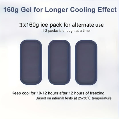 Large Insulin Cooler Travel Case – Compact Medication Bag with 4 Ice Packs, Holds 8 Insulin Pens & Diabetic Supplies