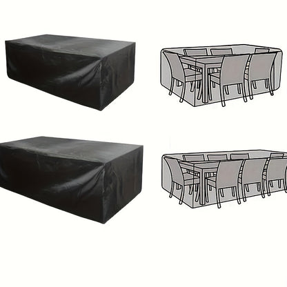 Waterproof Patio Furniture Covers – 210D Outdoor Furniture Covers for Sofa, Table & Chair Sets, UV, Rain, Snow & Dust Protection