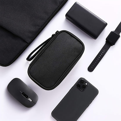 Premium Travel Cable Organizer Bag - Double Layer Waterproof Pouch - Portable and Convenient Cable Storage for Effortless Travel
