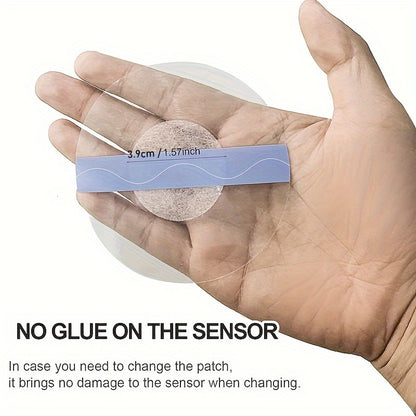 20pcs Freestyle Libre Sensor Protectors – Waterproof Adhesive Patches for Libre 2, Ultra-Stick and Latex-Free, Secure CGM Tape