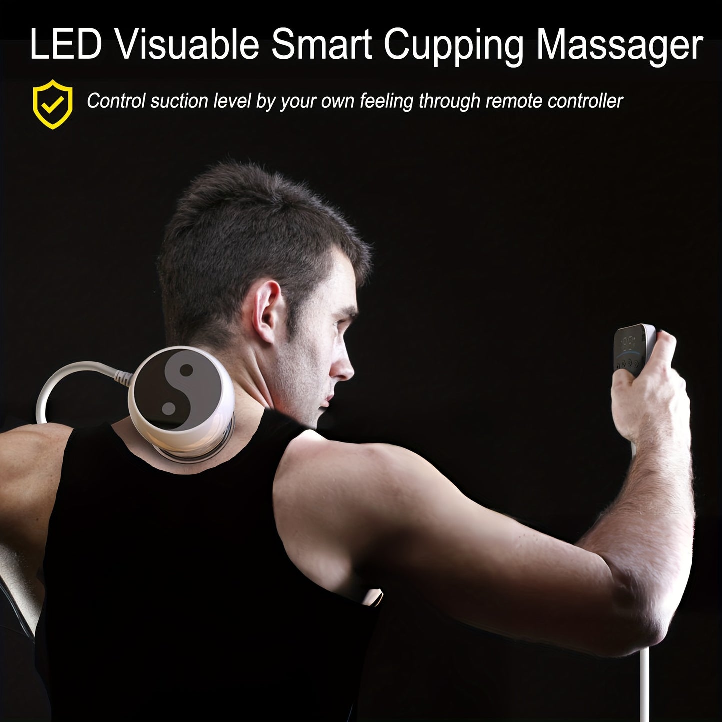 Advanced Neck, Back, Waist and Shoulder Massager – 3 Modes, 5 Temperature Levels, Hot Compress, Multi-Functional Massage Device, Perfect Father’s Day Gift