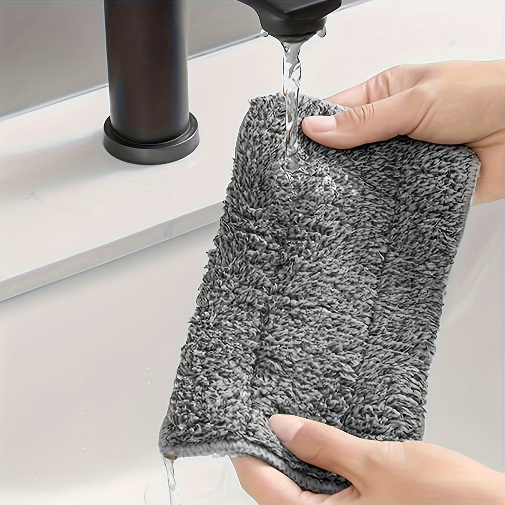 4 Piece Window Groove Cleaning Brush Set – Easy Glide Squeegee Handle, 3 Microfiber Cloths, No-Electricity Sliding Door Track & Crevice Cleaning Tool for Home