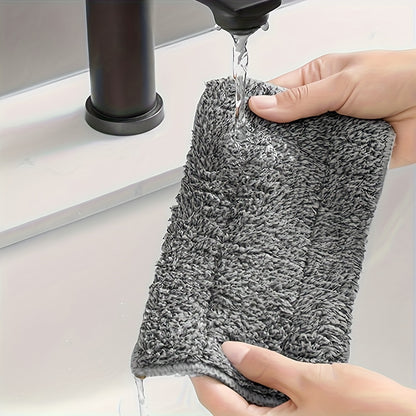 4 Piece Window Groove Cleaning Brush Set – Easy Glide Squeegee Handle, 3 Microfiber Cloths, No-Electricity Sliding Door Track & Crevice Cleaning Tool for Home