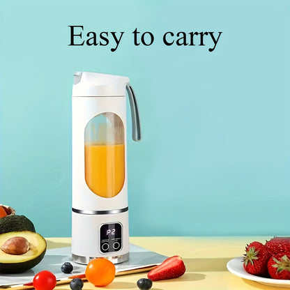 Portable USB-Rechargeable Blender & Juicer – Easy to Clean, Perfect for Fruit & Vegetable Drinks, Milkshakes, 10.14oz to 16.91oz Capacity