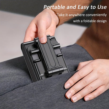 Cell Phone Stand with Wireless Speaker and Non-Slip Base – Portable, Suitable for Indoor/Outdoor, Desktop Use, Ideal for Parties, Camping, Gifts for Family and Friends
