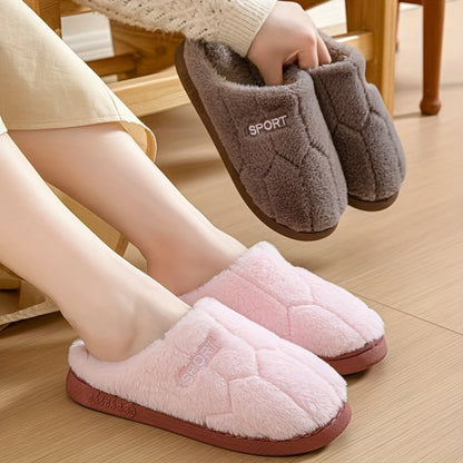 Warm & Cozy Winter Slippers, Non-Slip Sole with Plush Lining for Comfort and Warmth