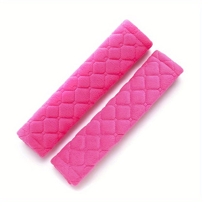 2Pcs Soft Car Seat Belt Covers – Comfortable Shoulder Pads for Cars & Trucks, Seat Belt Protectors for Adults & Teens